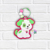 DIGITAL DOWNLOAD Applique Strawberry Shortcake Bookmark Ornament Bag Tag Bundle