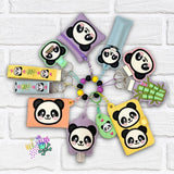 DIGITAL DOWNLOAD Applique Bamboo Besties Wristlet Essentials Set 10 DESIGNS INCLUDED | Panda
