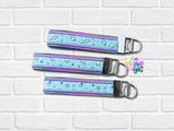 DIGITAL DOWNLOAD Applique Key Fob Set 2 SIZES INCLUDED