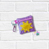 DIGITAL DOWNLOAD Applique Rapunzel Wristlet Essentials Set 11 DESIGNS INCLUDED