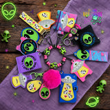 DIGITAL DOWNLOAD Applique Out Of This World Wristlet Essentials Set 13 DESIGNS INCLUDED Alien Invasion