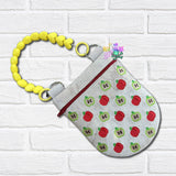 DIGITAL DOWNLOAD Quilted Apple Round Bottom Bag