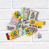 DIGITAL DOWNLOAD Mental Breakdown Wristlet Essentials Set 12 DESIGNS INCLUDED