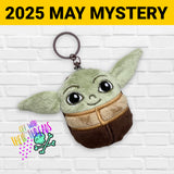 DIGITAL DOWNLOAD Applique Grogu Squishy Keychain