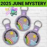 DIGITAL DOWNLOAD Chasing Sunsets Snap Tab Keychain