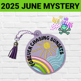 DIGITAL DOWNLOAD Chasing Sunsets Bag Tag Ornament Bookmark