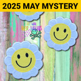 DIGITAL DOWNLOAD Retro Daisy Patch 3 SIZES INCLUDED