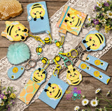 DIGITAL DOWNLOAD Applique Honey Bee Wristlet Essentials Set 9 DESIGNS INCLUDED