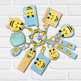 DIGITAL DOWNLOAD Applique Honey Bee Wristlet Essentials Set 9 DESIGNS INCLUDED