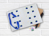 DIGITAL DOWNLOAD Quilted Blueberries A6 Notebook Cover