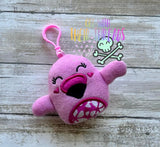 DIGITAL DOWNLOAD Applique Flamingo Squishy Key Chain Set APRIL 2024 MYSTERY