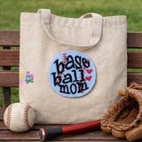 DIGITAL DOWNLOAD Basball Mom Patch 3 SIZES INCLUDED