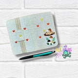 DIGITAL DOWNLOAD 5x7 Toadstool Cannister Mini Composition Notebook Cover