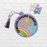 DIGITAL DOWNLOAD Chasing Sunsets Bag Tag Ornament Bookmark