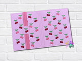 DIGITAL DOWNLOAD Quilted Cherry A6 Notebook Cover