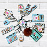 DIGITAL DOWNLOAD Applique Coffee Lovers Wristlet Essentials Set 11 DESIGNS INCLUDED
