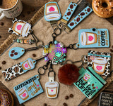 DIGITAL DOWNLOAD Applique Coffee Lovers Wristlet Essentials Set 11 DESIGNS INCLUDED