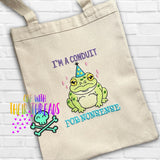DIGITAL DOWNLOAD Conduit For Nonsense Toad Frog 4 SIZES INCLUDED
