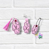 DIGITAL DOWNLOAD Cooky Snap Tab Key Chain Bag Tag Charm Set