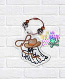 DIGITAL DOWNLOAD Boo-Haw Cowboy Ghost Bag Tag Bookmark Ornament
