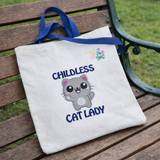 Childless Cat Lady Applique Embroidery Design – 3 Sizes Included | Instant Download