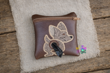 DIGITAL DOWNLOAD 5x5 ITH Applique Chihuahua Bum Poo Zipper Bag Lined and Unlined