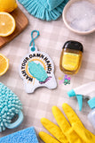 Wash Your Hands Sanitizer Holder Set | Eyelet & Snap Tab Embroidery Design | Digital Download
