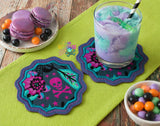 DIGITAL DOWNLOAD Starburst Applique Coaster