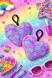 DIGITAL DOWNLOAD Leopard Heart Squishy Keychain