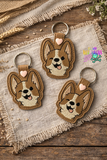 4x4 DIGITAL DOWNLOAD Corgi Floof Bottom Snap Tab