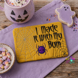 DIGITAL DOWNLOAD I Made It With My Bum Spider Mug Rug and Place Mat Set 4 SIZES Applique