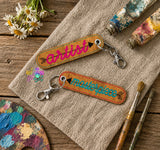 DIGITAL DOWNLOAD Artist and Masterpiece Eyelet Keychain Set