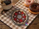 DIGITAL DOWNLOAD Applique Mouse Sprinkles Donut Coaster