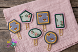 DIGITAL DOWNLOAD Basic Shapes Applique Feltie Set