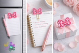 DIGITAL DOWNLOAD Heart Bow Feltie