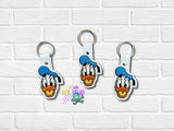 DIGITAL DOWNLOAD Donald Snap Tab Key Chain