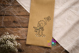 DIGITAL DOWNLOAD Minimalist Halloween Cat 8 SIZES INCLUDED