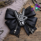 DIGITAL DOWNLOAD Skeleton Hand Horns  Feltie