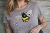 DIGITAL DOWNLOADHoney Bee Embroidery Design 6 SIZES INCLUDED
