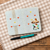 DIGITAL DOWNLOAD 5x7 Toadstool Cannister Mini Composition Notebook Cover