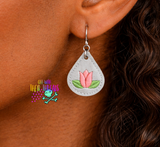 DIGITAL DOWNLOAD Mini Tulip Earrings 3 SIZES INCLUDED
