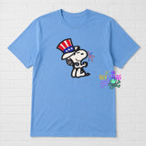 Applique Patriotic Snoopy | 5 Sizes | Digital Download