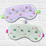 DIGITAL DOWNLOAD  Quilted Frog Sleep Mask Set 2 SIZES INCLUDED