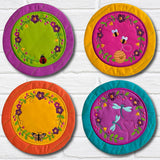 DIGITAL DOWNLOAD | Applique Quilted Spring Time Friends Mug Rug Bundle | 4 SIZES INCLUDED | 4 DESIGNS INCLUDED