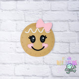 DIGITAL DOWNLOAD Applique Gingerbread Panel Add On For ITH Round Rivet Bag 4 SIZES INCLUDED