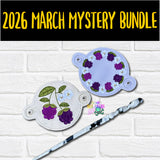 DIGITAL DOWNLOAD Blackberry Hair Holder Bun Cover