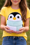 DIGITAL DOWNLOAD Applique Penguin Plush 5 SIZES INCLUDED