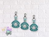DIGITAL DOWNLOAD Happy As A Clam Snap Tab Keychain