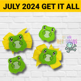 DIGITAL DOWNLOAD Hate You All Froggo Feltie