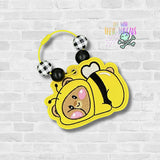 DIGITAL DOWNLOAD Honey Bee Bear Bookmark Ornament Bag Tag MAY 2024 MYSTERY BUNDLE